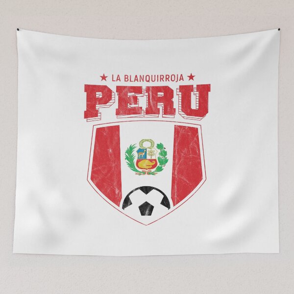 Item preview, Peru Soccer Peruana Futbol World Soccer Flag designed and sold by screenworks.