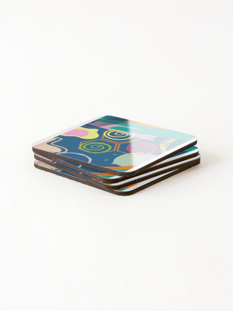 Thumbnail 4 of 5, Coasters (Set of 4), great elements designed and sold by Rene-Martin.