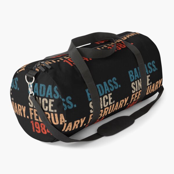 Item preview, Badass since February 1984 Vintage 1984 February birthday gift distress design designed and sold by Teelogic.