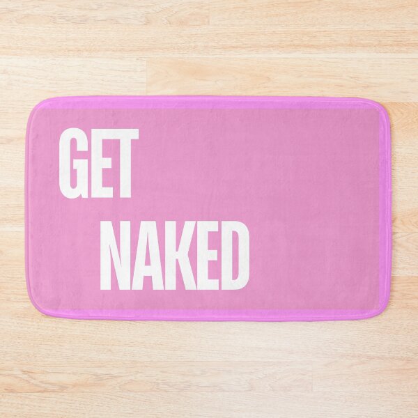 Item preview, Get Naked Bathmat designed and sold by shwimshady.