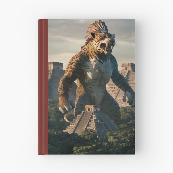 Item preview, The Kaiju Jaguar, towering over a dense Mexican jungle designed and sold by Titan33.