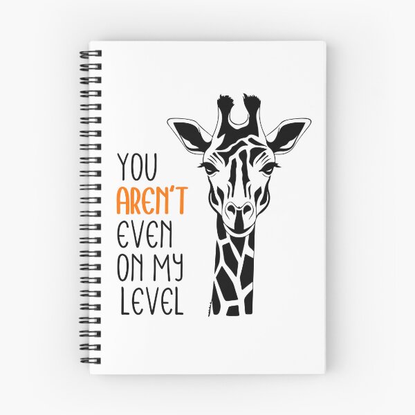 Item preview, You aren't even on my level Funny Fab Giraffe Design, Funny Wildlife Giraffe Lover Women Design! designed and sold by Viran-Designs.