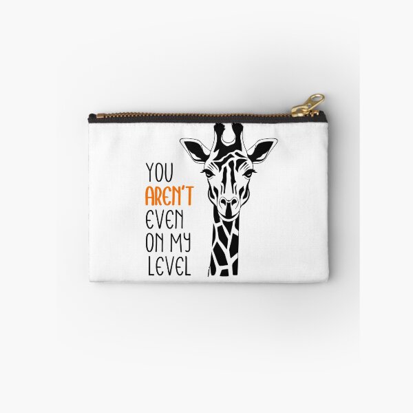 Item preview, You aren't even on my level Funny Fab Giraffe Design, Funny Wildlife Giraffe Lover Women Design! designed and sold by Viran-Designs.