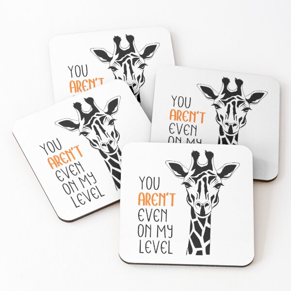 Item preview, You aren't even on my level Funny Fab Giraffe Design, Funny Wildlife Giraffe Lover Women Design! designed and sold by Viran-Designs.