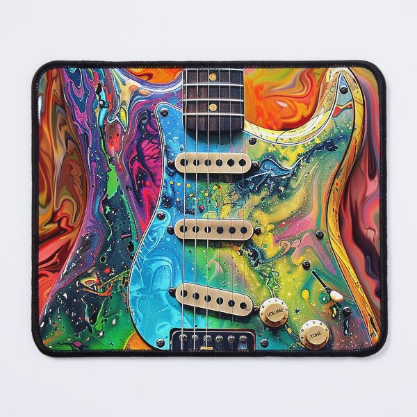 Item preview, Strat Guitar - Electric Guitar - Psychodelic Art designed and sold by lapart.