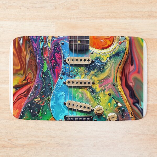 Item preview, Strat Guitar - Electric Guitar - Psychodelic Art designed and sold by lapart.