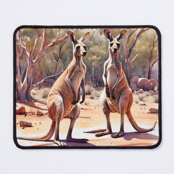Item preview, Kangaroos in Outback Australia designed and sold by ArtsyTeegee.
