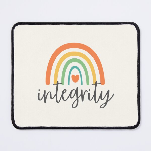Item preview, Integrity - Rainbow with heart - Positive Words designed and sold by patternjp.
