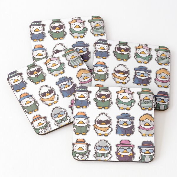 Item preview, Playful Duck Sticker Set designed and sold by Wing4e.