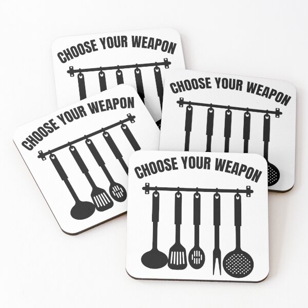 Item preview, Choose Your Weapom Kitchen Utensils designed and sold by SimpleSteve.