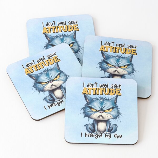 Item preview, Your Bad Cattitude designed and sold by MysticOzzy.