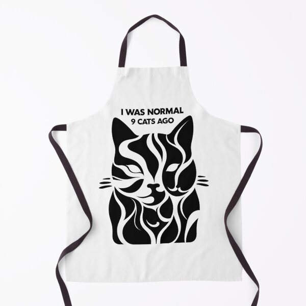 Item preview, I Was Normal 9 Cats Ago striped cat designed and sold by SparkleShack.