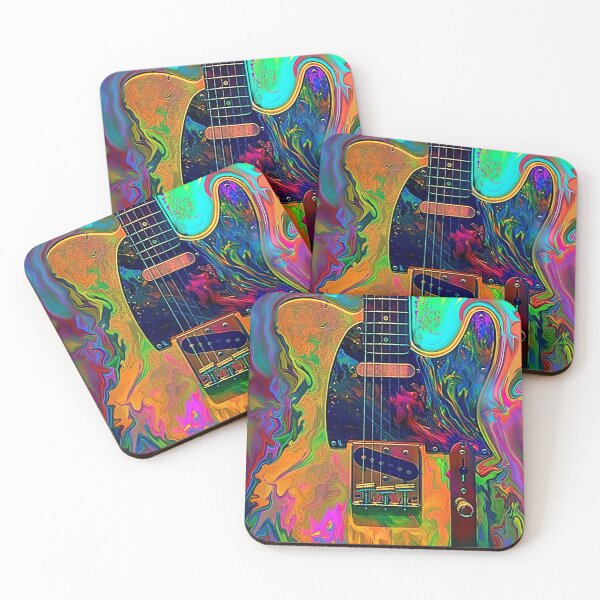 Item preview, Tele - Electric Guitar - Psychodelic Art designed and sold by lapart.
