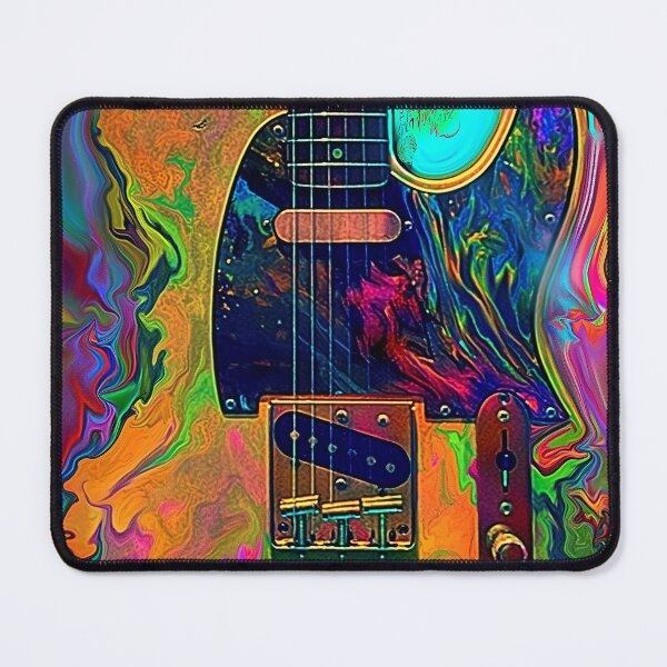 Item preview, Tele - Electric Guitar - Psychodelic Art designed and sold by lapart.