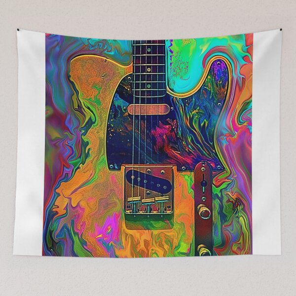 Item preview, Tele - Electric Guitar - Psychodelic Art designed and sold by lapart.