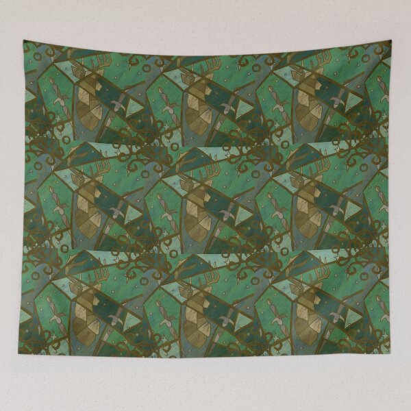 Item preview, Terrasen Stained Glass (Emerald) designed and sold by Ghost King Hollow.