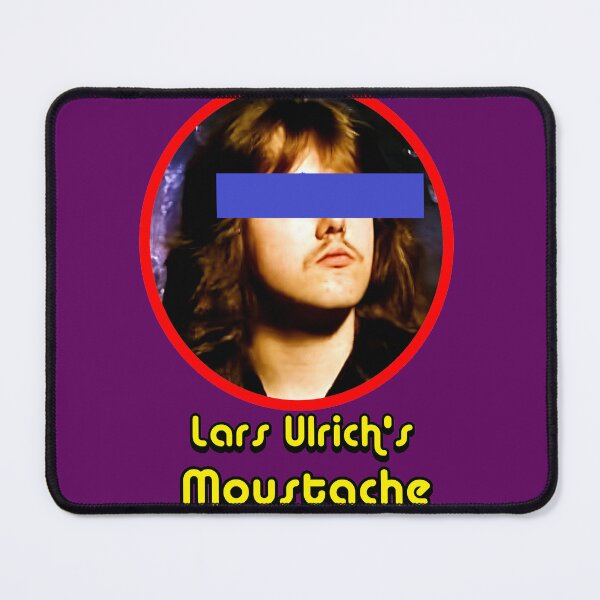 Item preview, LARS ULRICH'S MOUSTACHE designed and sold by Bluemeanie55.