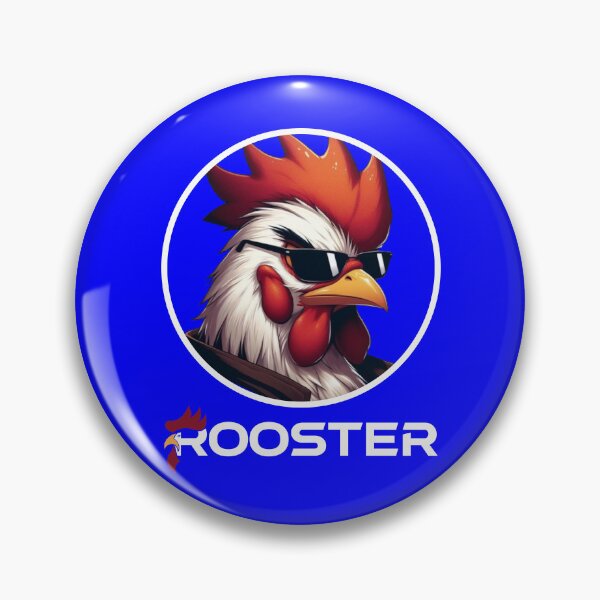 Item preview, ROOSTER - #0000FF designed and sold by Marlon Oseguera.