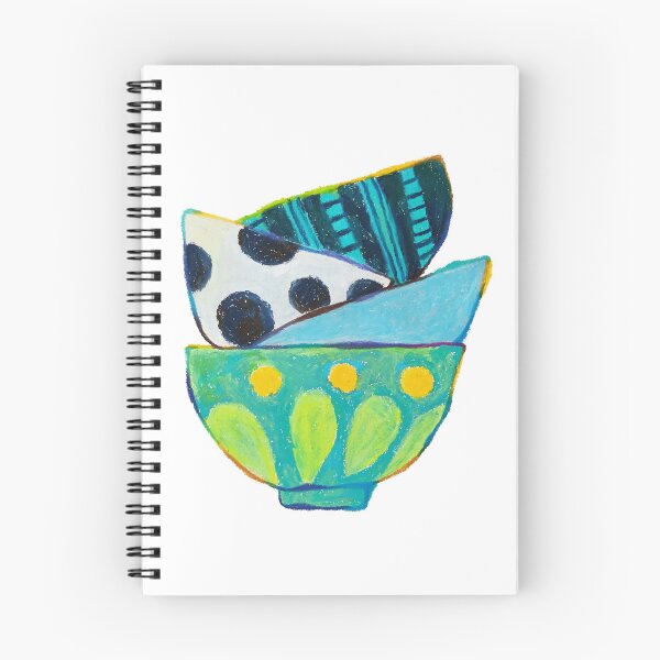 Item preview, Nordic Tableware Mix Bowl Oil Pastel Hand Draw  designed and sold by purple-Q.