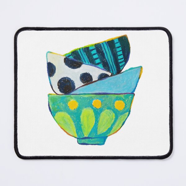 Item preview, Nordic Tableware Mix Bowl Oil Pastel Hand Draw  designed and sold by purple-Q.