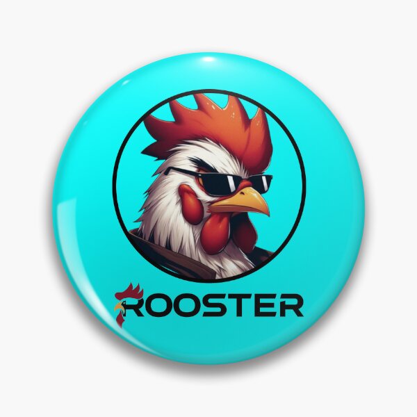 Item preview, ROOSTER - #00FFFF designed and sold by Marlon Oseguera.