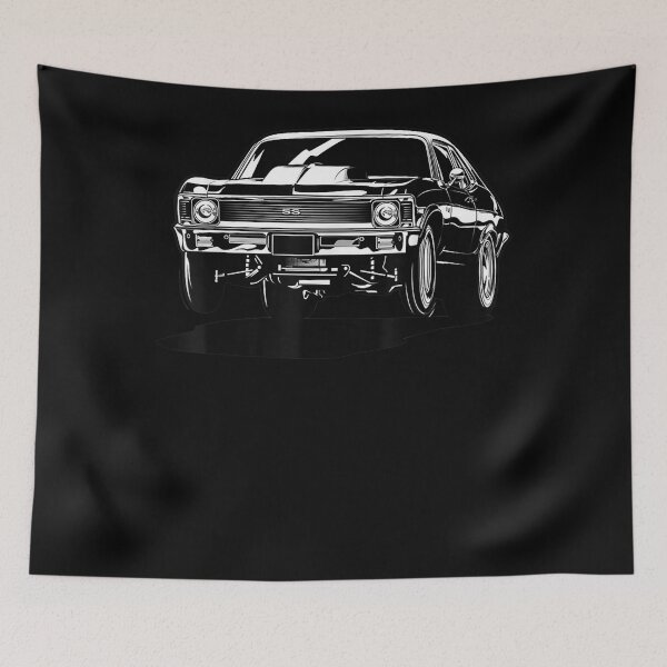 Item preview, CHEVYS NOVAS DRAG RACE WHEELIE T-Shirt designed and sold by GabrielMartel.