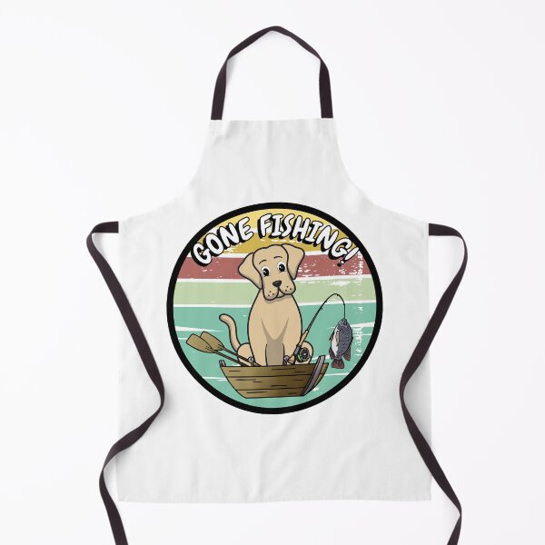 Item preview, Funny big brown dog has gone fishing designed and sold by Pet Station.
