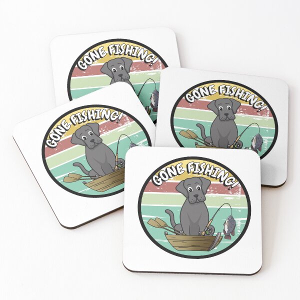 Item preview, Funny big black dog has gone fishing designed and sold by Pet Station.