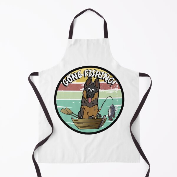 Item preview, Funny guard dog has gone fishing designed and sold by Pet Station.