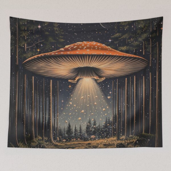 Item preview, Mushroom UFO designed and sold by JohnVibes.
