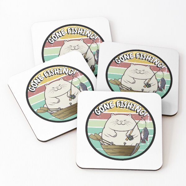Item preview, Funny sumo cat has gone fishing designed and sold by Pet Station.