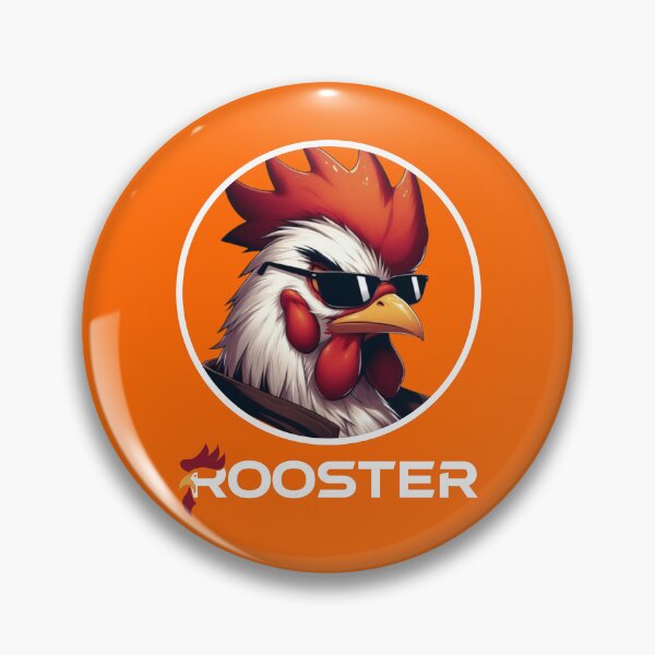 Item preview, ROOSTER - #FF6600 designed and sold by Marlon Oseguera.