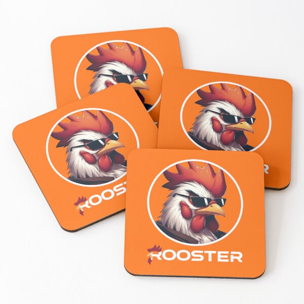 Item preview, ROOSTER - #FF6600 designed and sold by Marlon Oseguera.