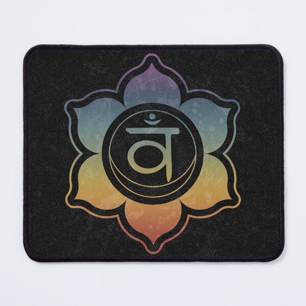Item preview, Sacral Chakra Lotus - Coal + Rainbow Sunset designed and sold by Irene Estelle.