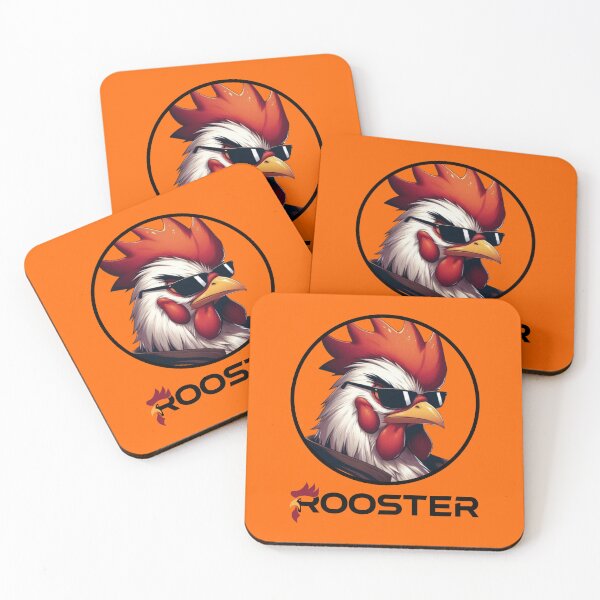 Item preview, ROOSTER - #FF6600-B designed and sold by Marlon Oseguera.