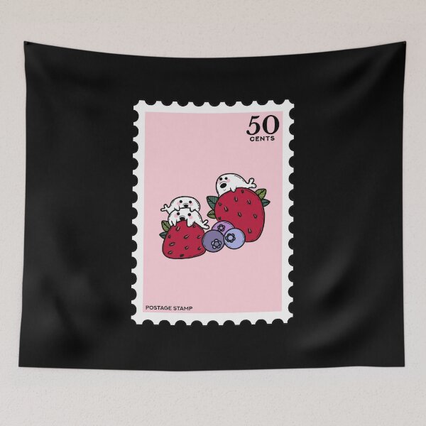 Item preview, Seal and Fruit (strawberry and blueberry) Stamp designed and sold by RabbitK.