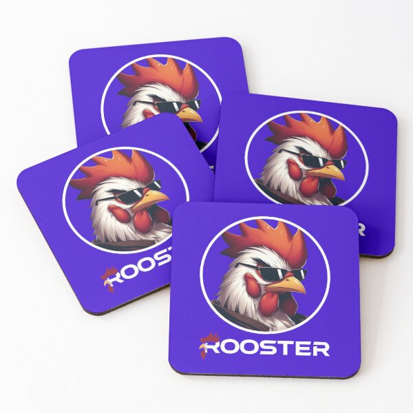 Item preview, ROOSTER - #3300CC WHITE designed and sold by Marlon Oseguera.
