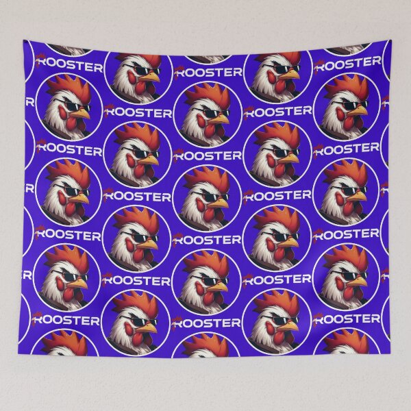 Item preview, ROOSTER - #3300CC WHITE designed and sold by Marlon Oseguera.