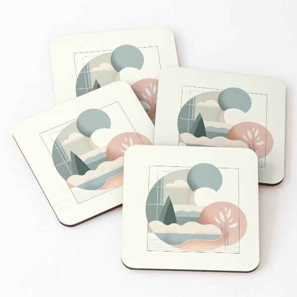 Item preview, Tranquil Abstract Minimalist Design designed and sold by SunkenCost.
