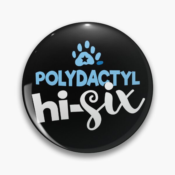 Item preview, POLYDACTYL PAWS CAT KITTEN HI-SIX designed and sold by Madjack Tees Kiwi SuperStore.