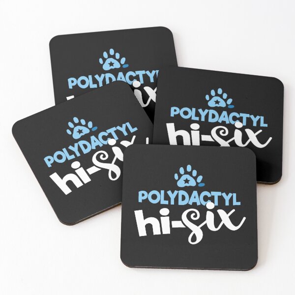 Item preview, POLYDACTYL PAWS CAT KITTEN HI-SIX designed and sold by Madjack Tees Kiwi SuperStore.