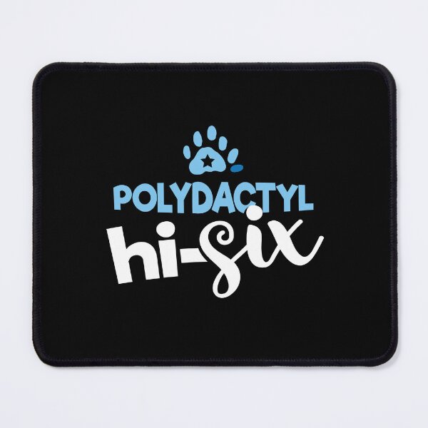 Item preview, POLYDACTYL PAWS CAT KITTEN HI-SIX designed and sold by Madjack Tees Kiwi SuperStore.