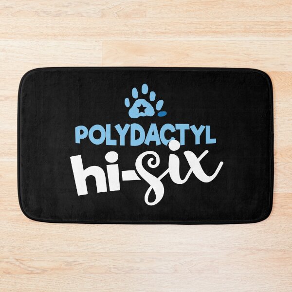 Item preview, POLYDACTYL PAWS CAT KITTEN HI-SIX designed and sold by Madjack Tees Kiwi SuperStore.