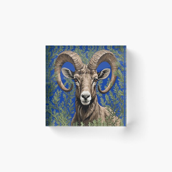 Item preview, Nevada Desert Bighorn Sheep And Sagebrush 3 designed and sold by taiche.