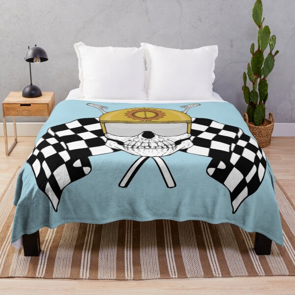 Item preview, Speed Demon Jolly Roger (Light Blue) designed and sold by MurpheusTech.
