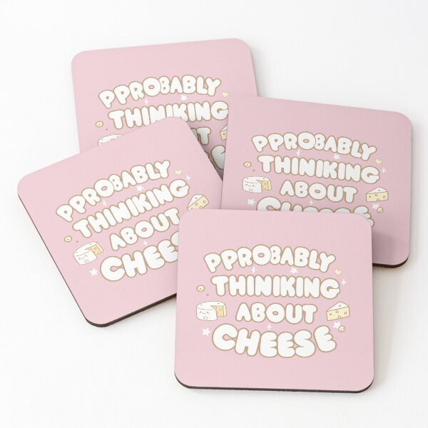 Item preview, Probably thinking about Cheese designed and sold by thegirlyshoppe.