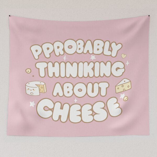 Item preview, Probably thinking about Cheese designed and sold by thegirlyshoppe.