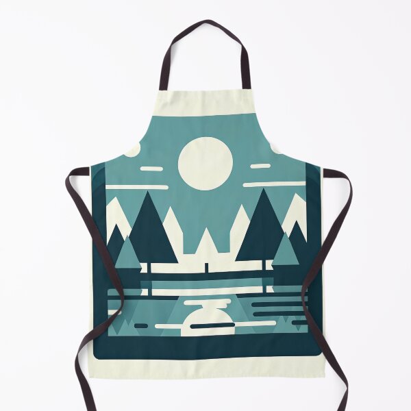 Item preview, Serene Lake and Abstract Trees in Art designed and sold by SunkenCost.