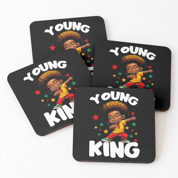 Item preview, Young King African American Black History Juneteenth 2024 designed and sold by CORJIDOG-ART.