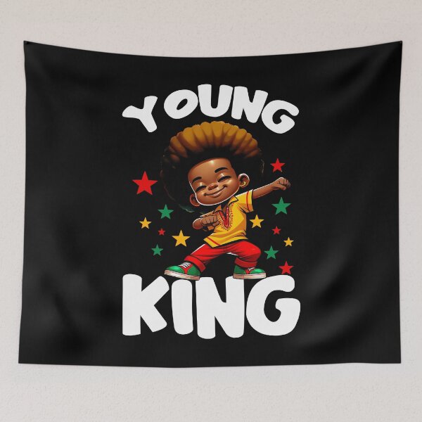 Item preview, Young King African American Black History Juneteenth 2024 designed and sold by CORJIDOG-ART.